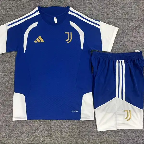 Juventus 26/27 Short Sleeves Training Suit-Blue