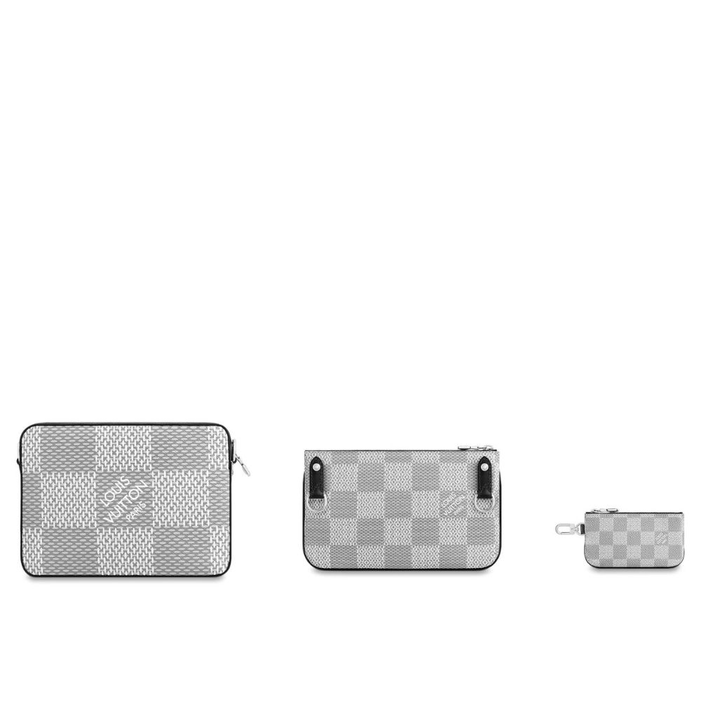 Louis Vuitton Trio Messenger Damier Graphite Plaster 9.8 Inches N50027
