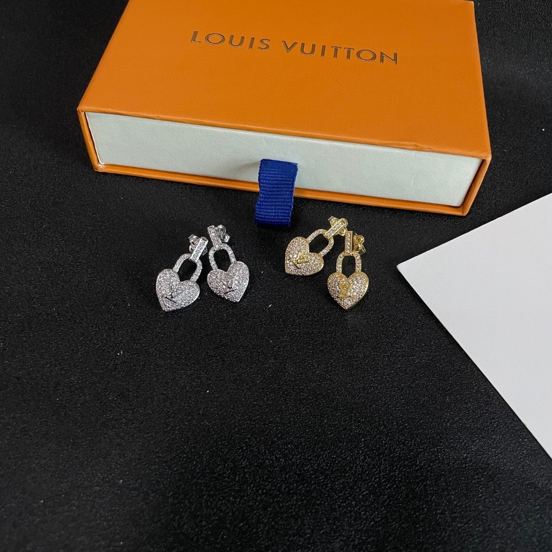 LV stud earrings are exquisite and elegant - cnluxepick
