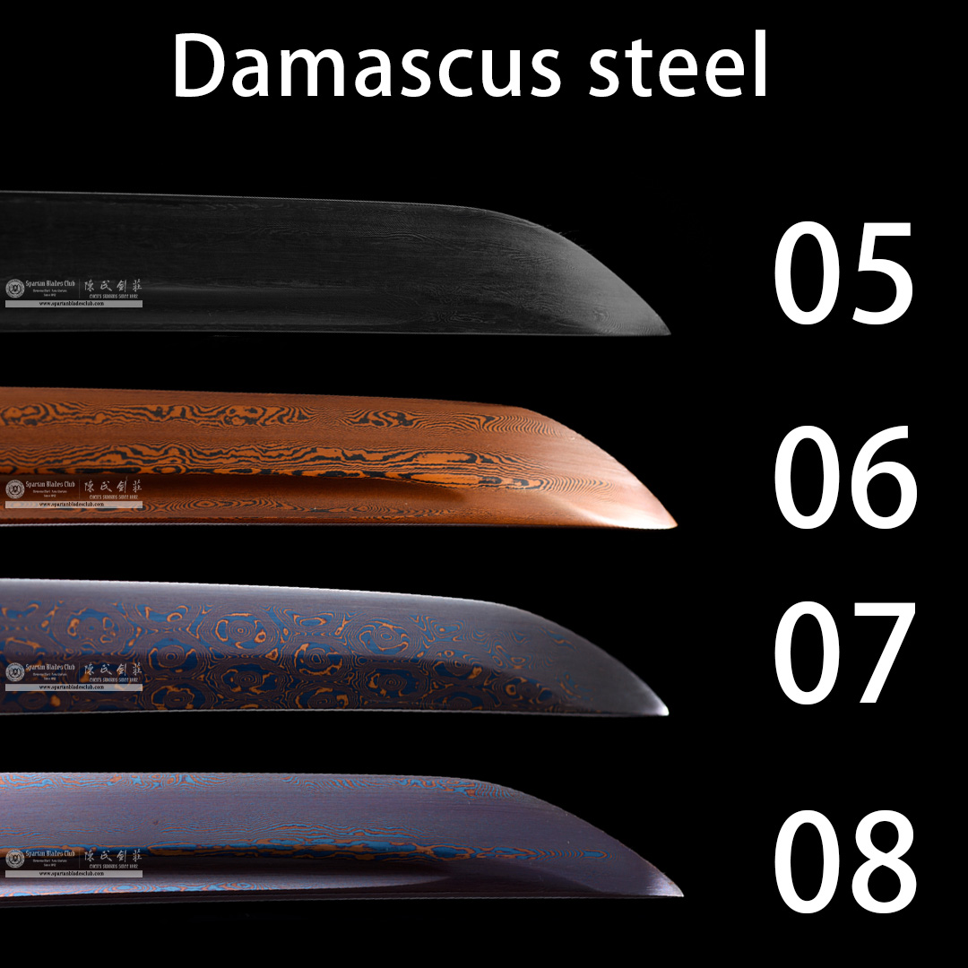 Custom Your Katana | Damascus Steel | Spartan Blades Club | CHEN'S SWORDS 1892 - Spartan Blades Club - 陳氏劍莊1892