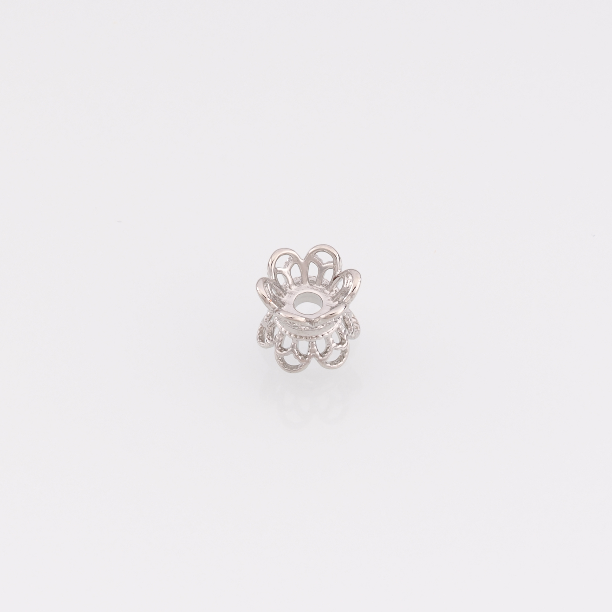 18K Gold Filled Flower Spacer Beads,Barrel Beads for Bracelet Jewelry Necklace Making Supply