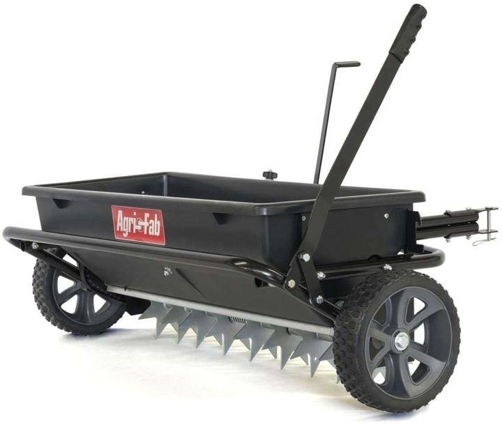 100 lb. Tow Spiker/Seeder/Spreader, Black