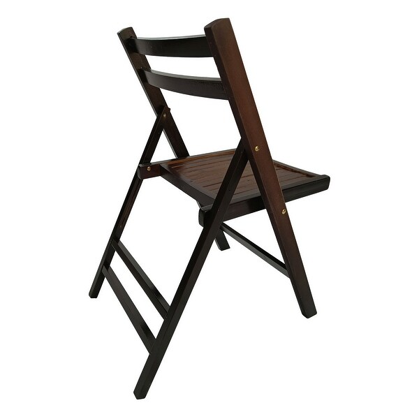 Furniture Slatted Wood Folding Special Event Chair ,Set of 4