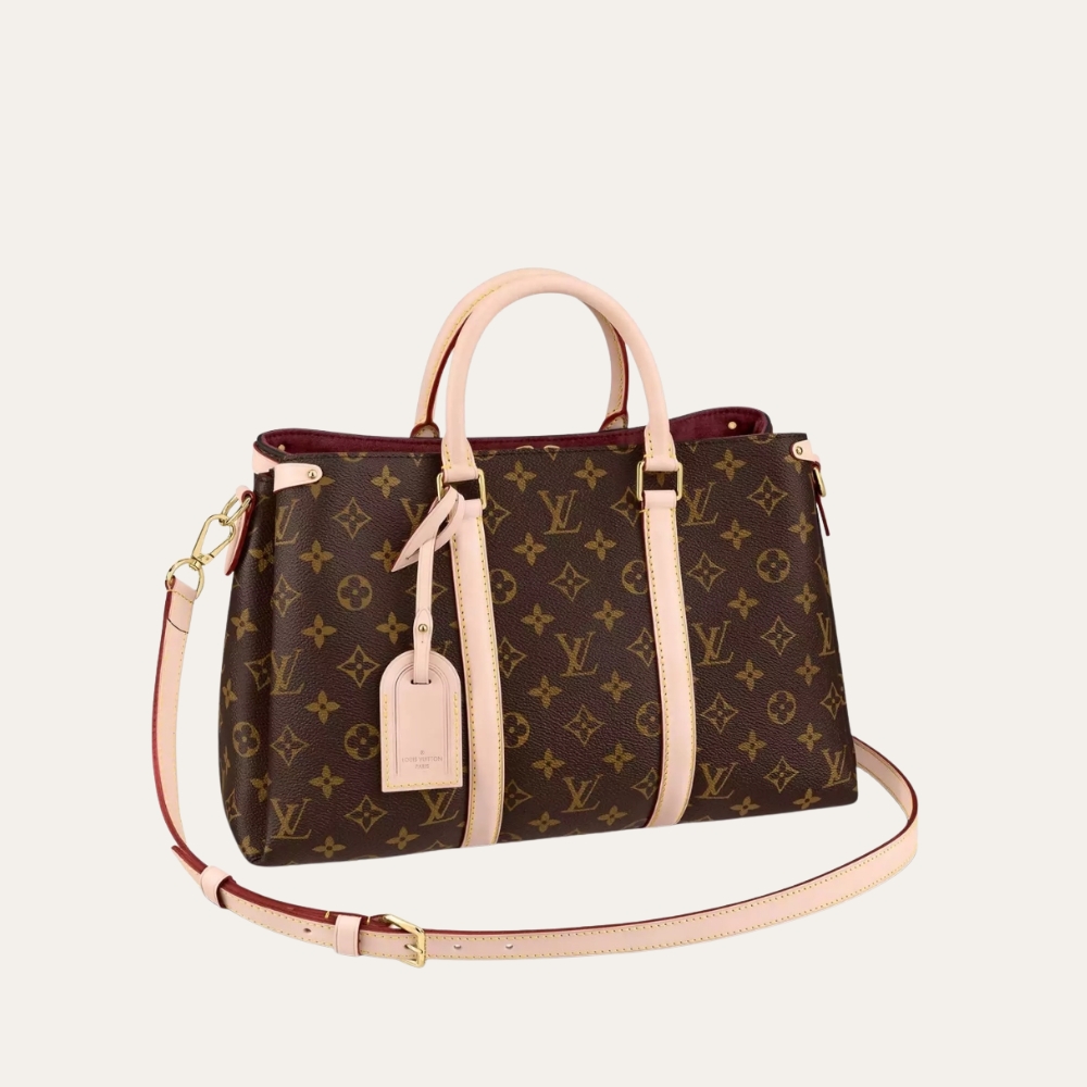 Louis Vuitton Soufflot Mm Bag Monogram Canvas Pink 36Cm M44816