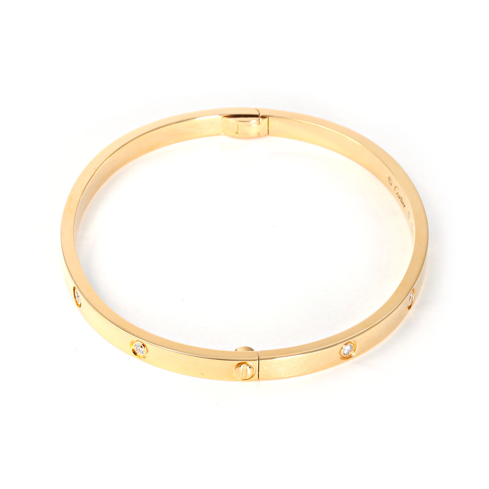 Cartier Love Sm Bracelet 18K Yellow Gold Diamond B6047800