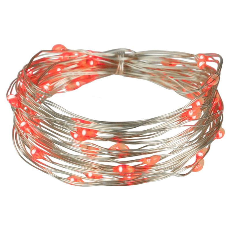 Northlight Micro Fairy Christmas Lights - Red LED - 16' Copper Wire - 50ct