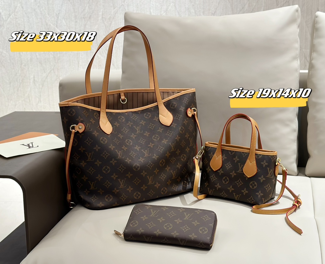 LV neverfull three piece combination set - cnluxepick
