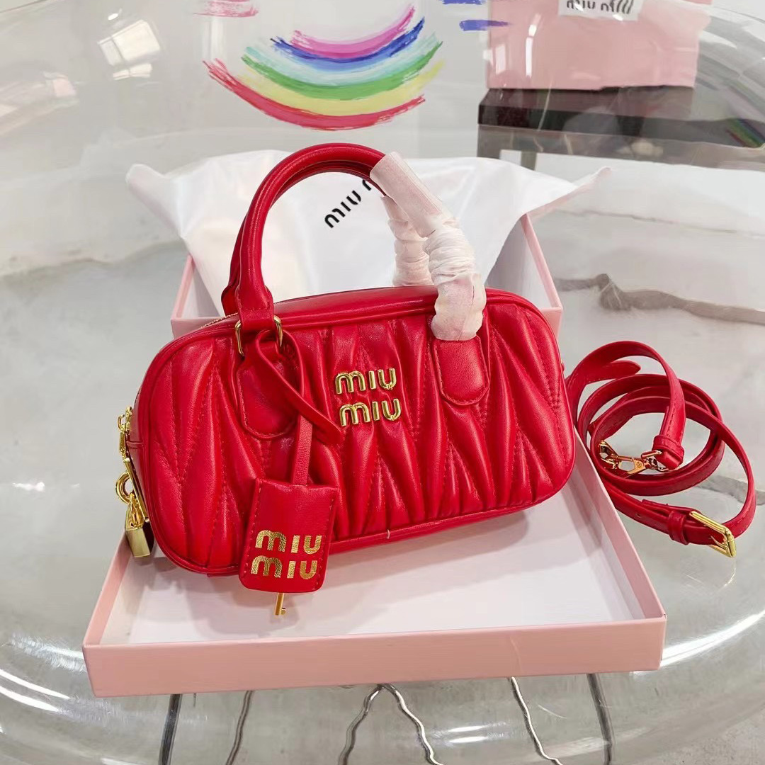 miumiu Bowling hand-held crossbody bag - cnluxepick