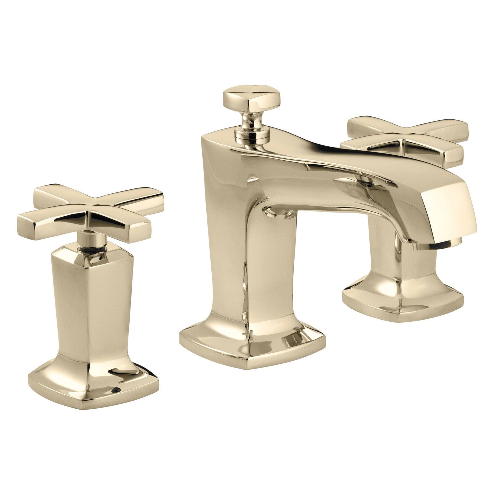 Kohler K-16232-4-AF Margaux French Gold Widespread Bathroom Faucet