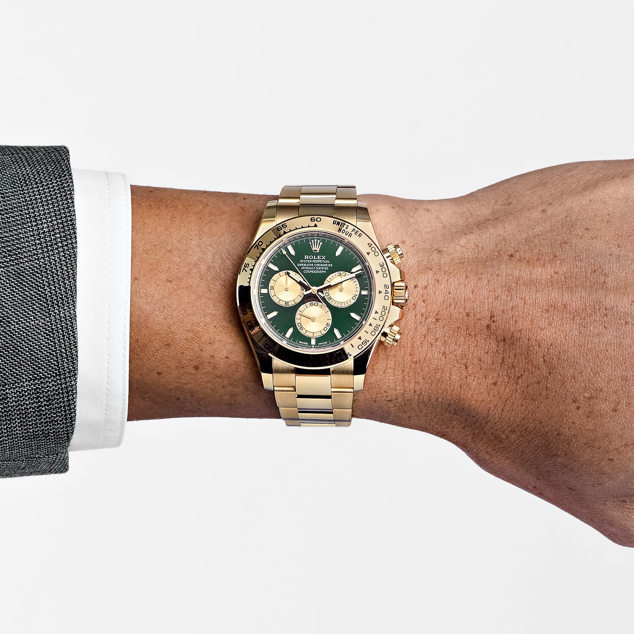 Rolex Daytona 126508 'John Mayer 2.0' Yellow Gold Bright Green and Golden Dial (2026)