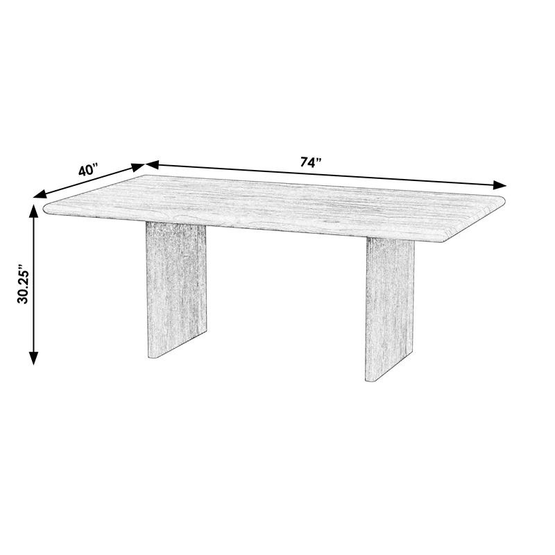 Butler Specialty Company Halmstad Wood Dining Table in Brown