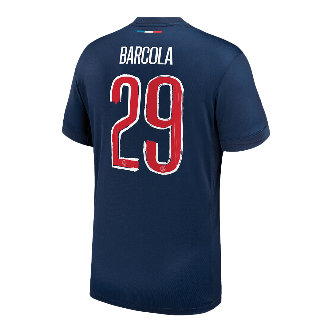 BARCOLA #29 PSG Home Soccer Jersey -UCL