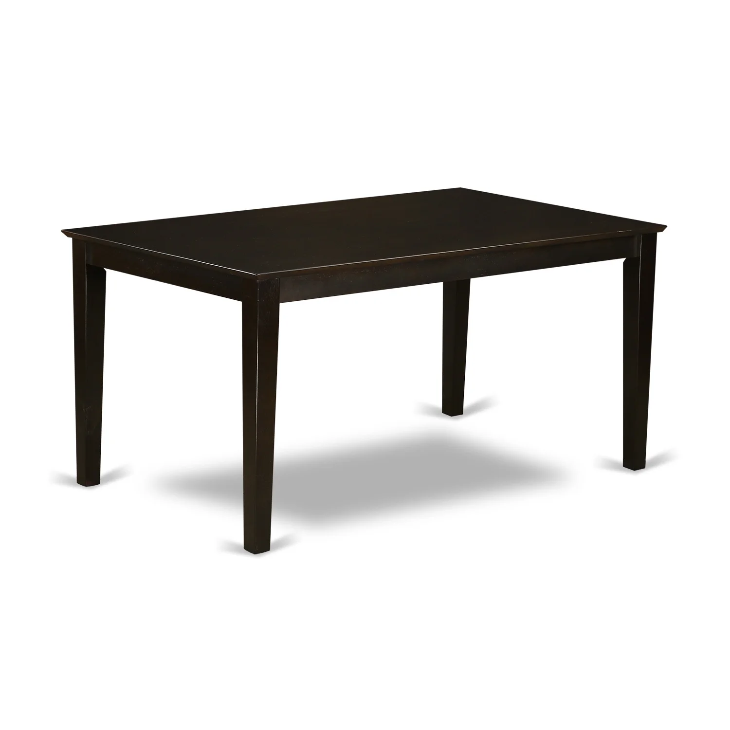 East West Furniture Capris 5 Piece Rectangular Dining Table Set with Boston Wooden Seat Chairs