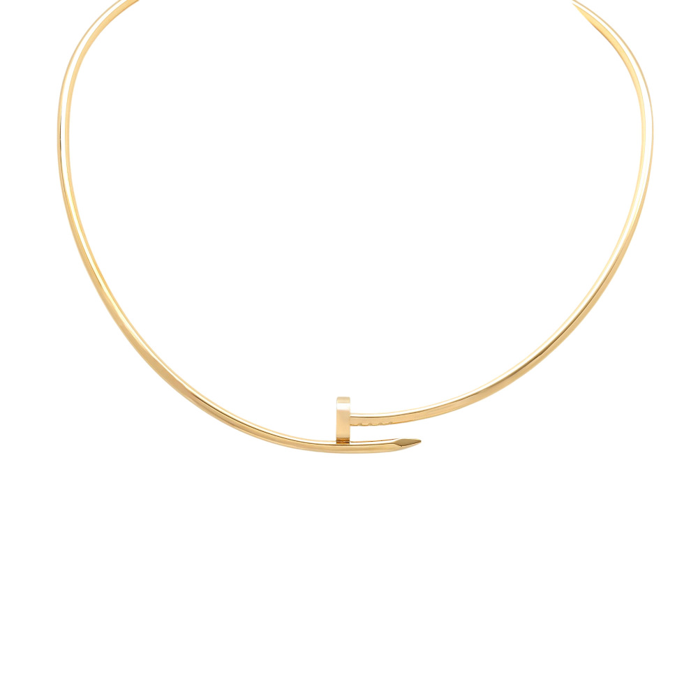 Cartier Juste un Clou Torque Necklace 18K Yellow Gold B7224799