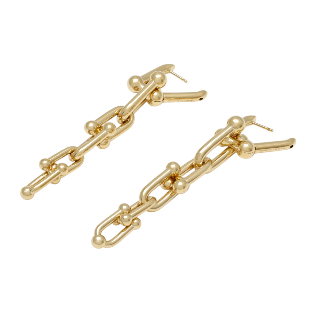 Tiffany & Co. Hardware Graduated Earrings 18K Yellow Gold 60006354