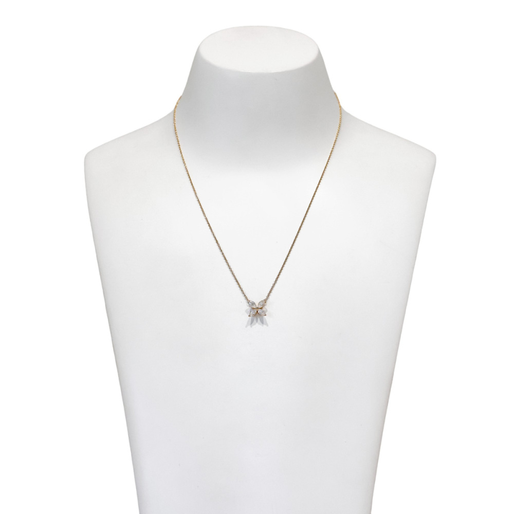 Tiffany & Co. Victoria Necklace 18K Rose Gold Diamond 60011631