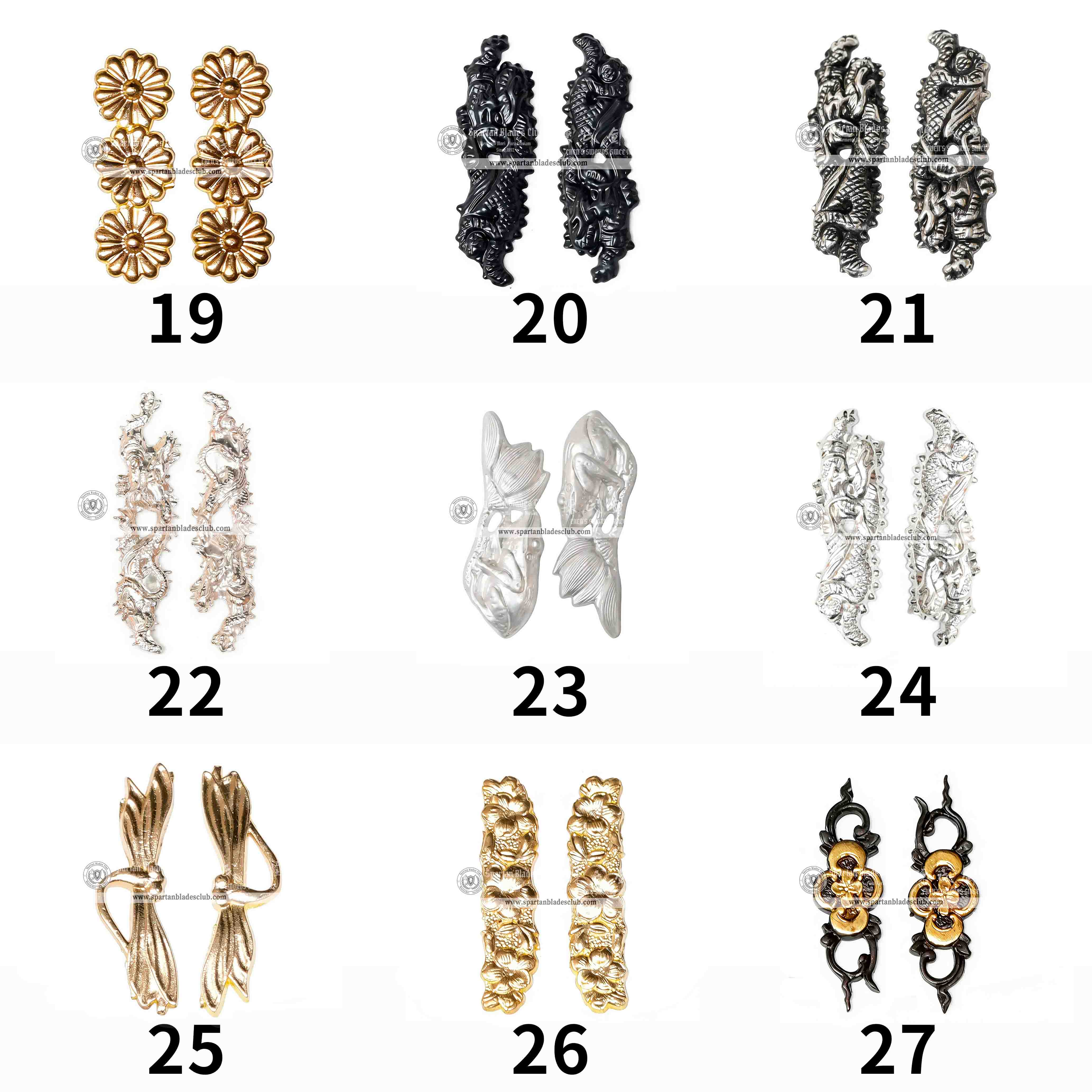 Custom Your Katana | Menuki | Spartan Blades Club | CHEN'S SWORDS 1892 - Spartan Blades Club - 陳氏劍莊1892