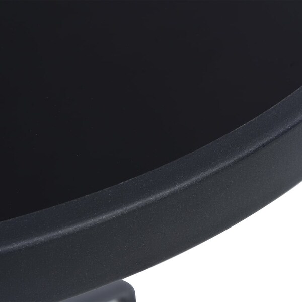 vidaXL Patio Table Black 23.6