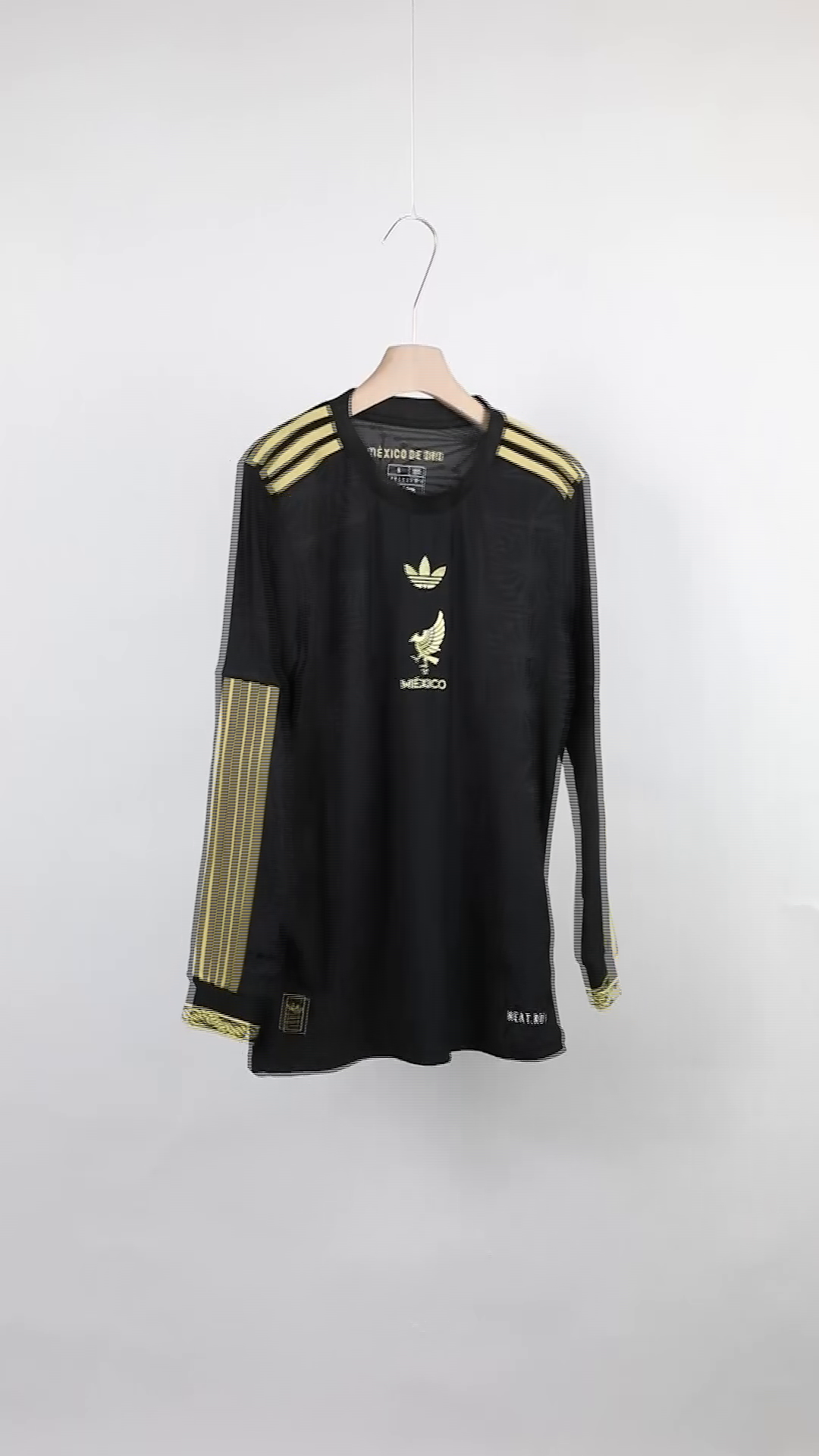 Mexico Third Away Long Sleeve Jersey 2025 - Gold Cup