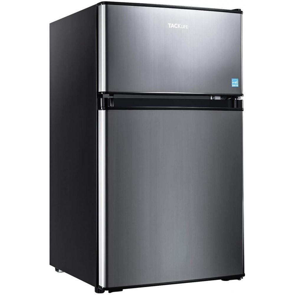 2026 Mini Fridge with Freezer, 3.1 Cu.Ft Small Refrigerator, Compact Refrigerator with LED Light