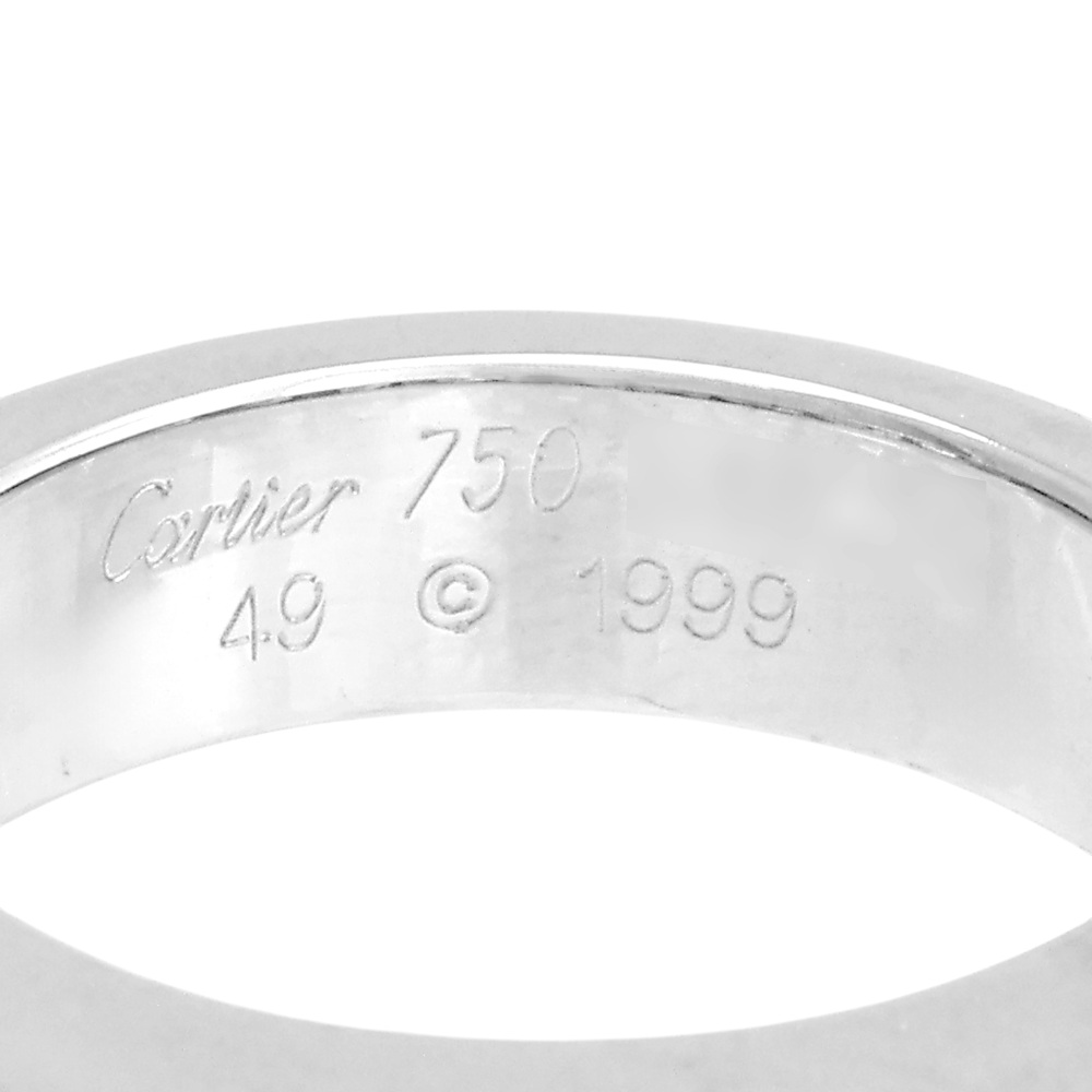 Cartier Tectonic Ring 18K White Gold Diamond B4039600