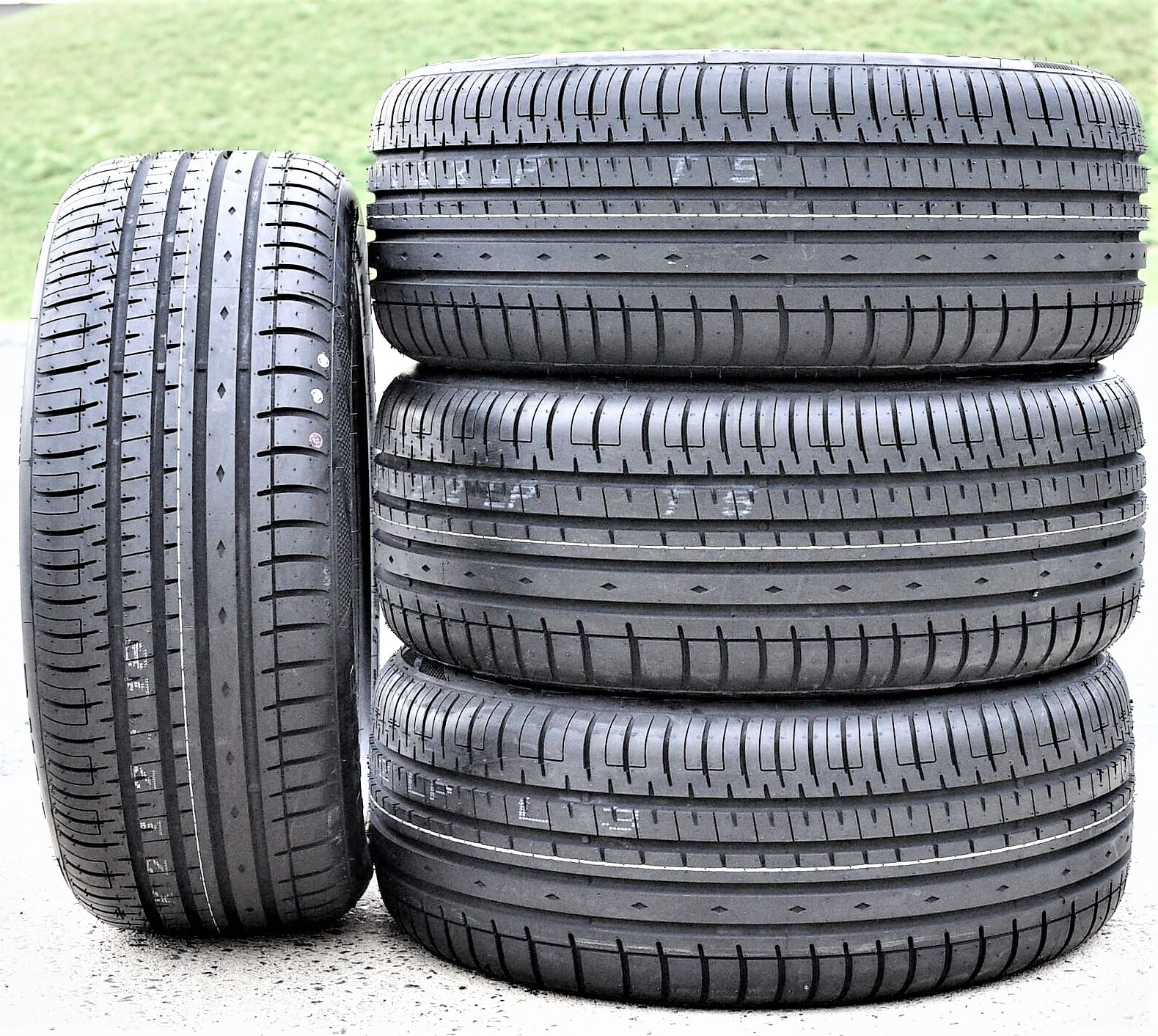 A set of four (four) 245/40R20 ZR 99Y XL A/S performance tires are available for: 2014-16 Chevrolet Impala LTZ, 2017-18 Chevrolet Impala LT
