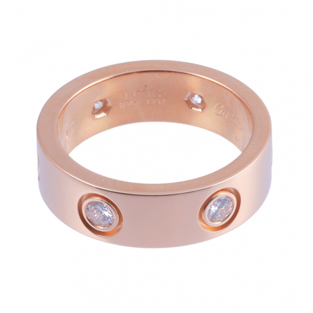 Cartier Limited To 300 Sets Commemorating the 150th Anniversary K18PG Pink Gold Bracelet Ring Earrings Diamond