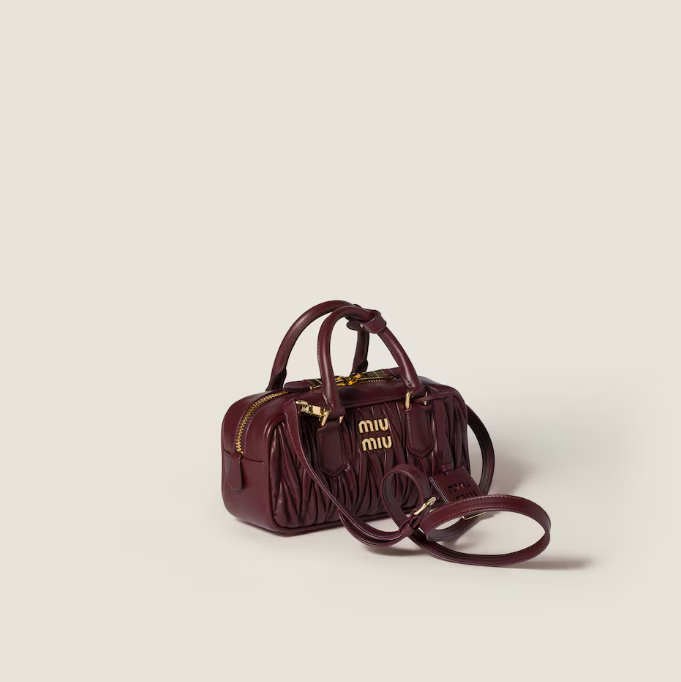 Arcadie matelassé nappa leather bag