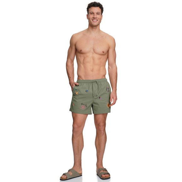 Jonas Nielsen Herren Badeshorts mit Stickerei