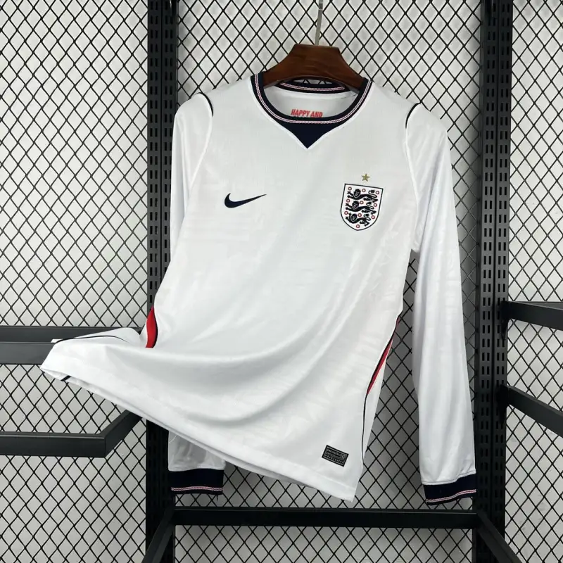 England 2026 Home Jersey Long Sleeves S-4XL