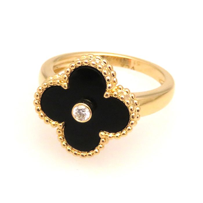 Van Cleef & Arpels Alhambra Ring 18K Yellow Gold