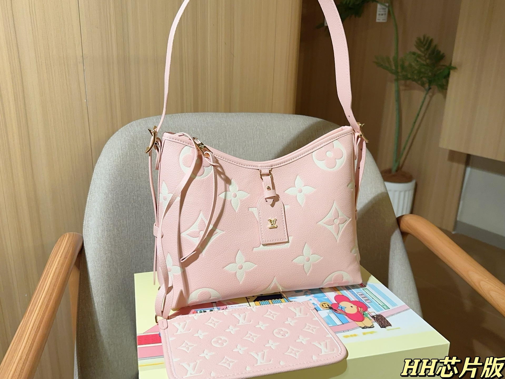 LV Carryall Embossed Underarm Crossbody Bag - cnluxepick