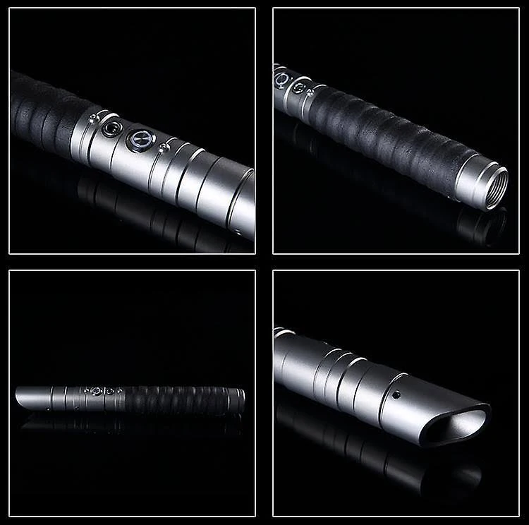 TribalSensation Metal Handle Sword Jedi Sith Luke Light Saber Force Heavy Dueling Rechargeable Silver-Pink