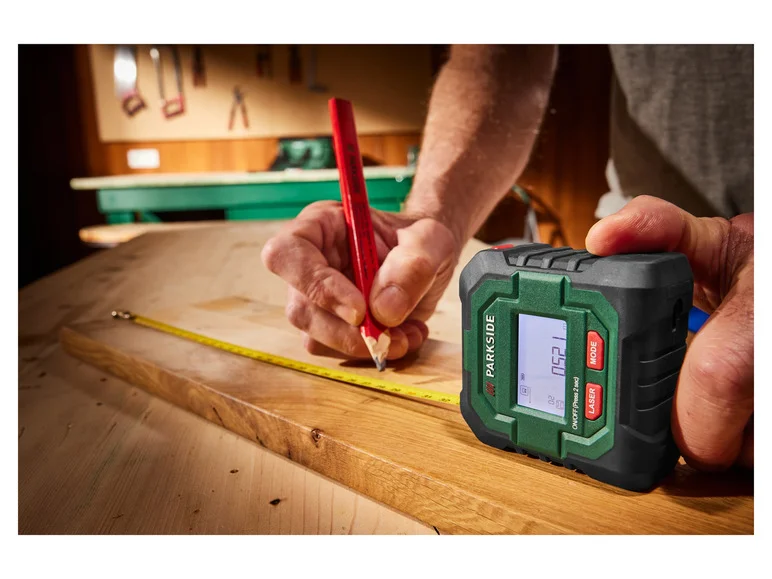 PARKSIDE® Télémètre laser sans fil avec mètre ruban PLMB 4 C2, 50 m