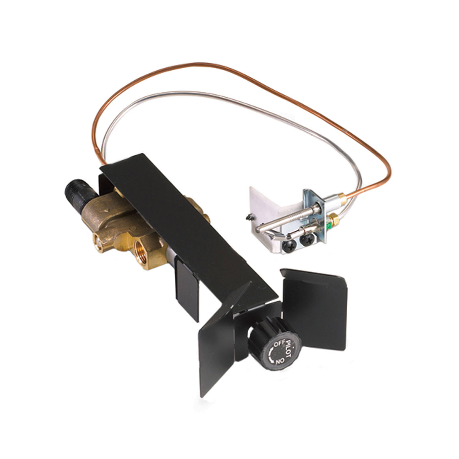 Real Fyre 18x22 G46 Vented Natural GAS Log Burner with Safety Pilot Kit