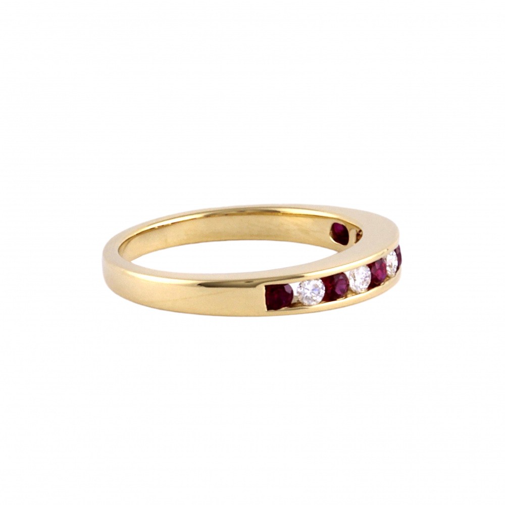 Tiffany & Co. Tiffany Channel Setting K18YG Yellow Gold Ring