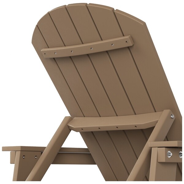 Polytrends Altura Poly EcoFriendly All Weather Reclining Chaise Lounge with Arms