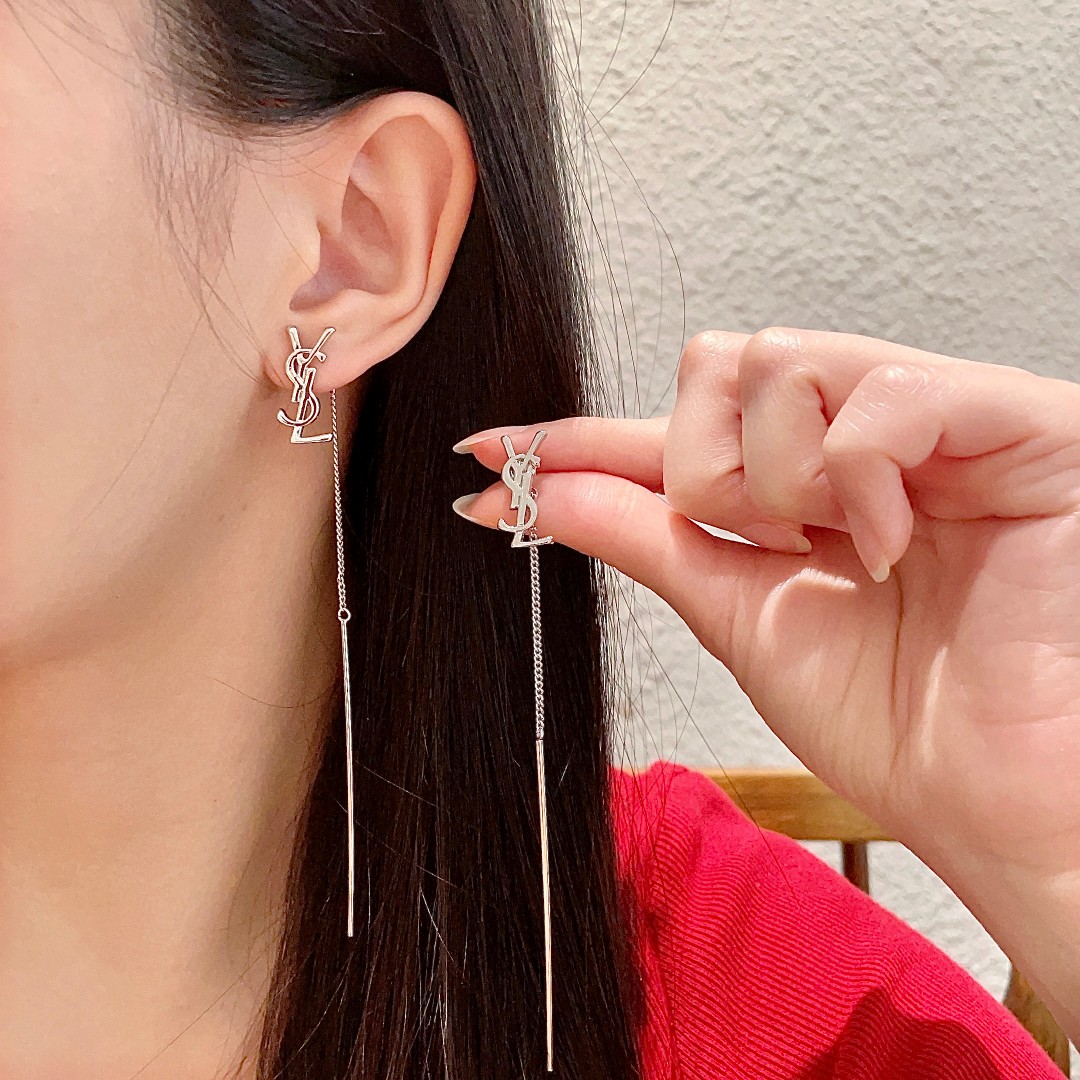 YSL Simple and Stylish Earrings - cnluxepick