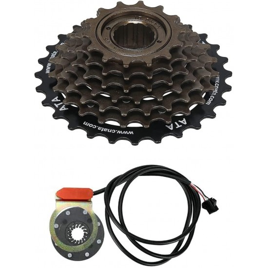 36V 750W Electric Bicycle Conversion Kit 26″ E-Bike Rear Wheel 25mile/h (40km/h) Legal Top Speed Electric Bicycle Wheel Kit Freewheel Included
