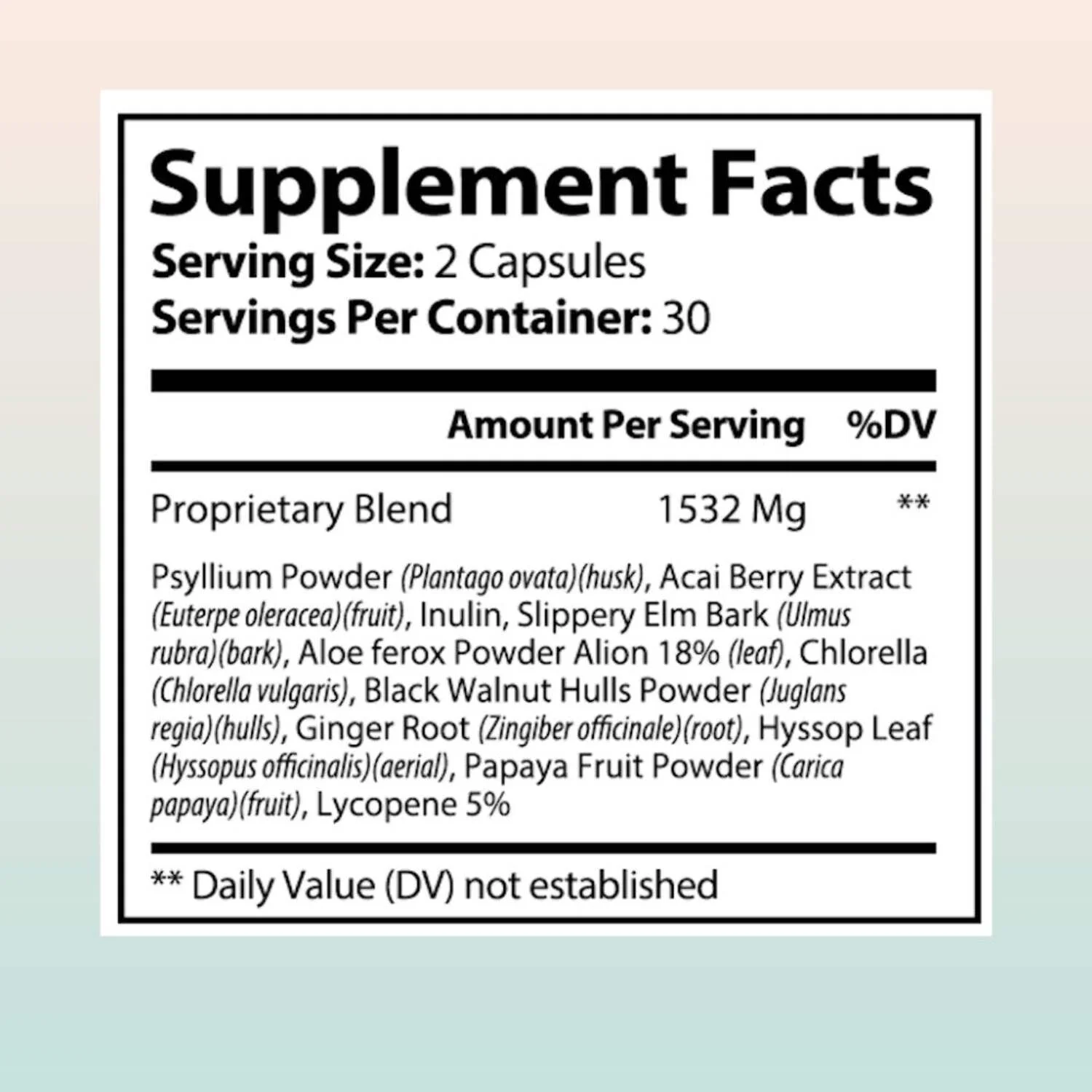 Acai Max Detox Capsules - Powerful Antioxidant and Cleansing Support | 2-Pack
