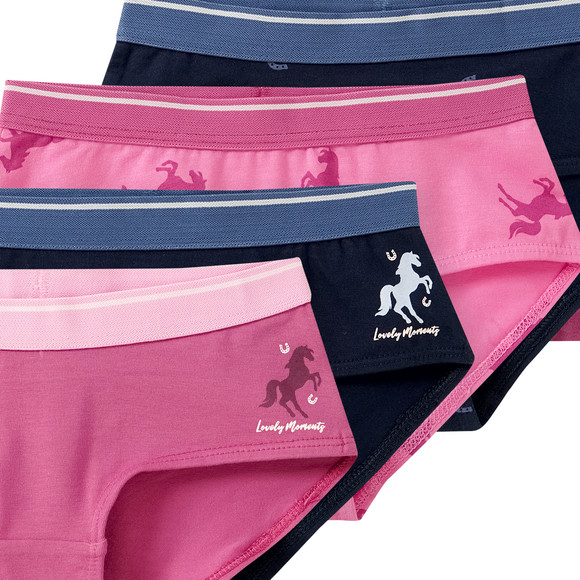 Yigga 5 Mädchen Pantys mit Pferde-Motiven