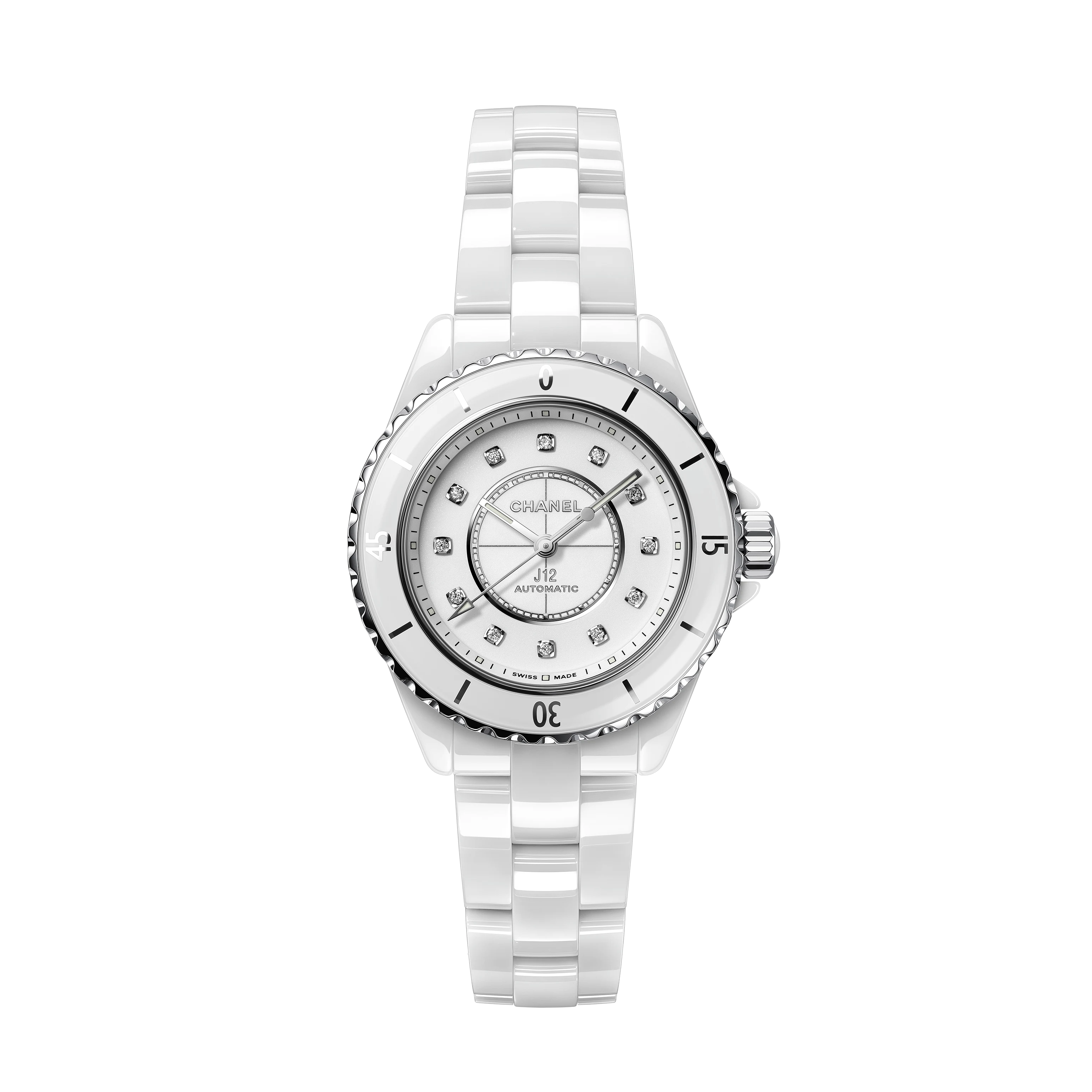 Chanel J12 Watch Calibre 12.2 – 33mm White Dial