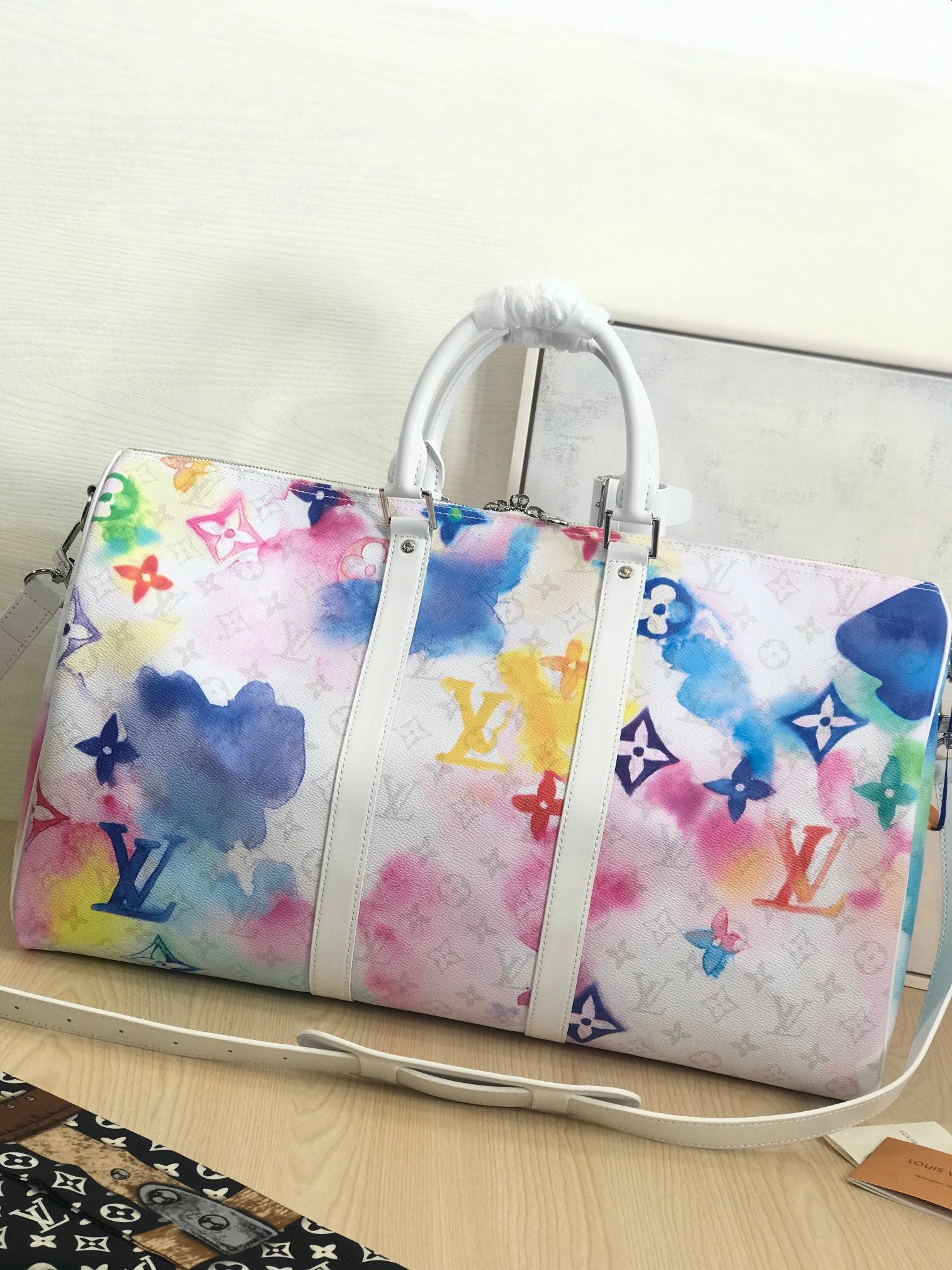 Louis Vuitton Keepall 50 Monogram Watercolor M45758