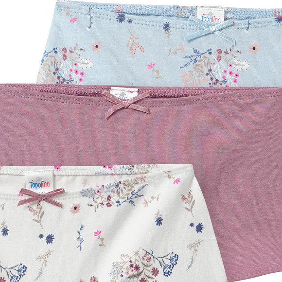 Topolino 3 Mädchen Pantys mit floralem Dessin