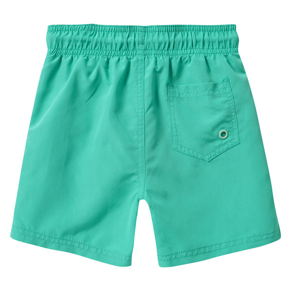 Famy Jungen Badeshorts mit gummiertem Badge