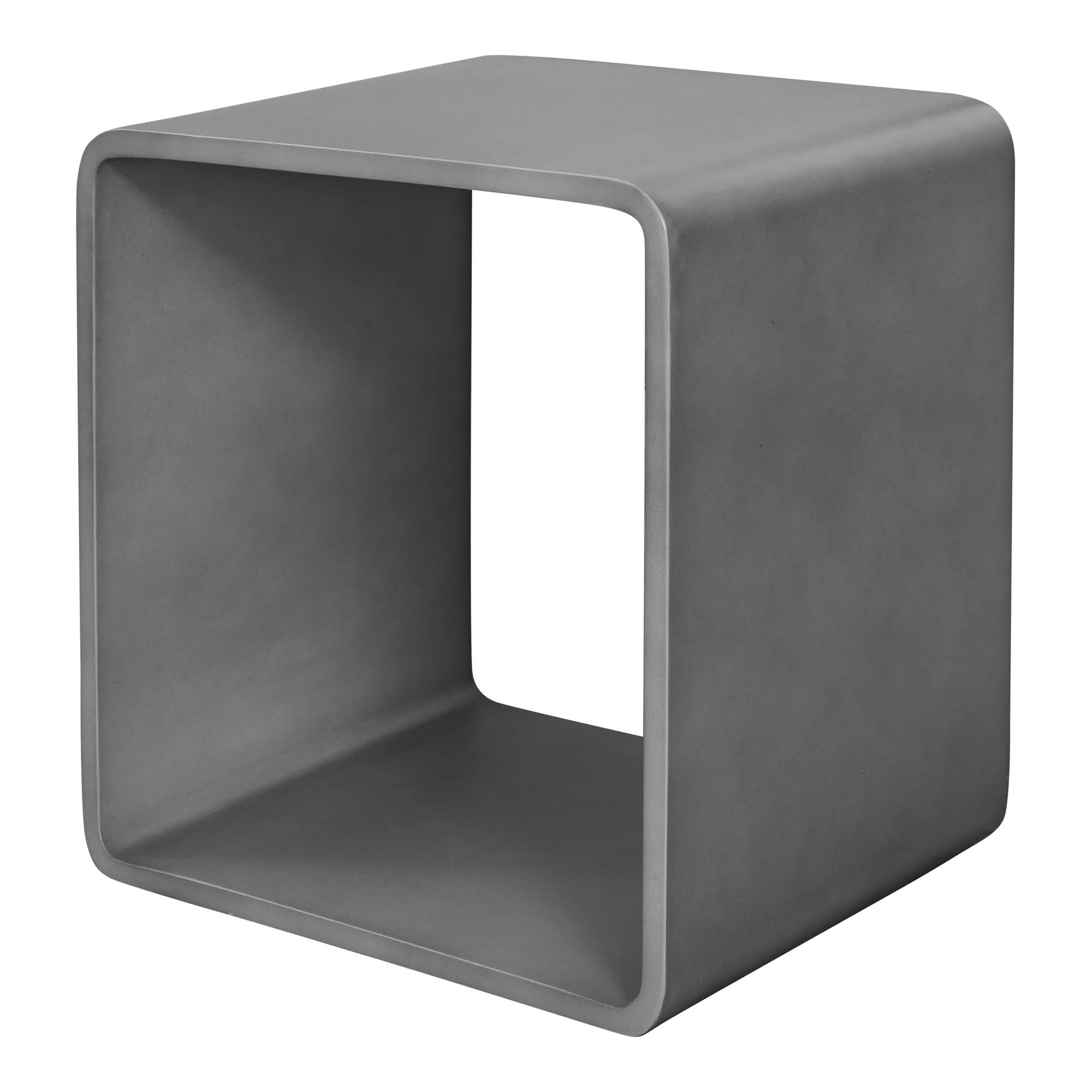 Moe's Home Collection Cali Accent Cube Grey