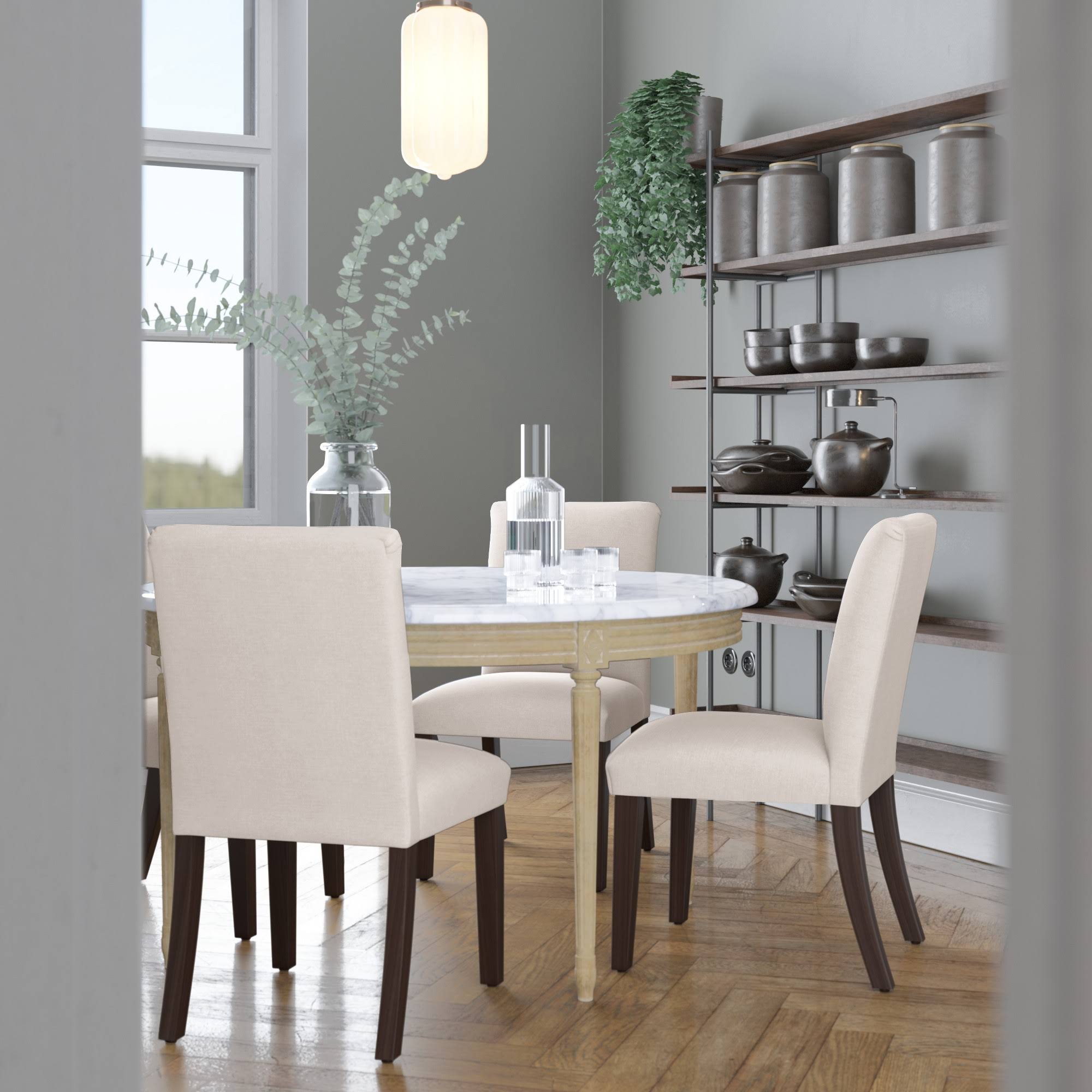 Prescod Dining Chair - White