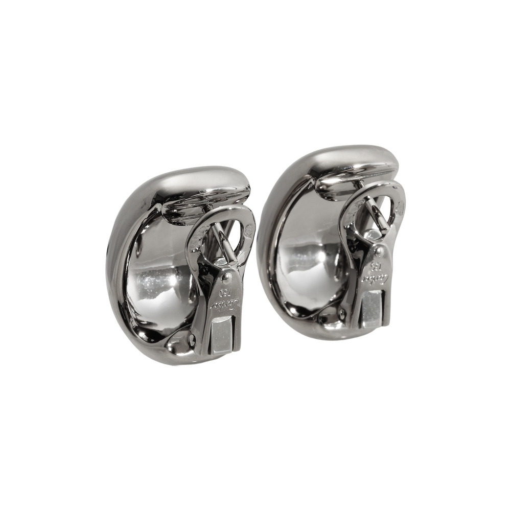 Cartier Nouvelle Berg Earrings 18K White Gold