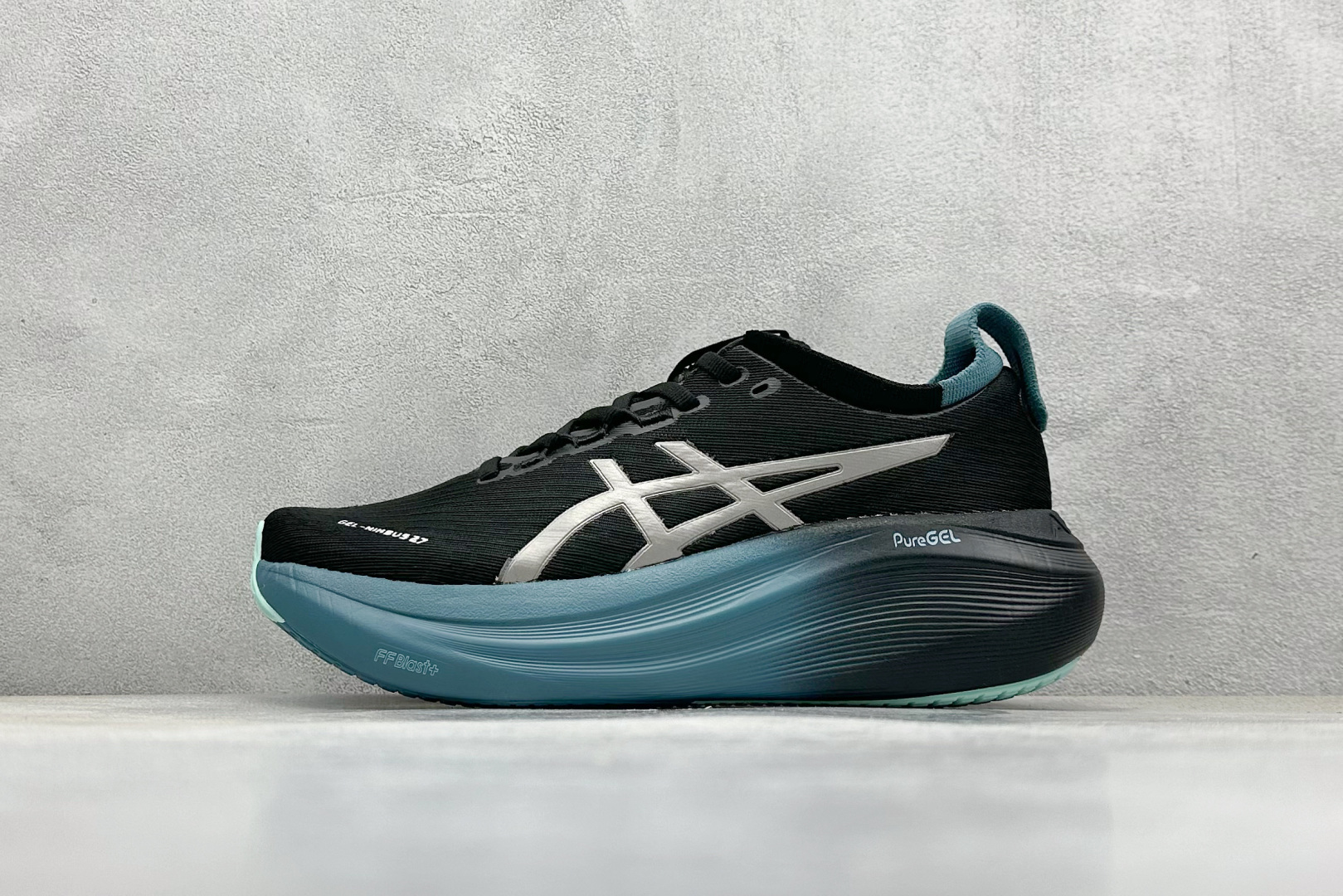 ASICS Gel Nimbus 27 Black/Blue 1011C093-001