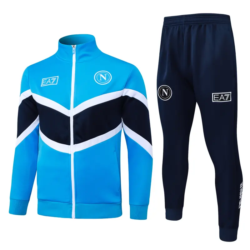 Adult 2526 Napoli Full zipper Training Suit Blue